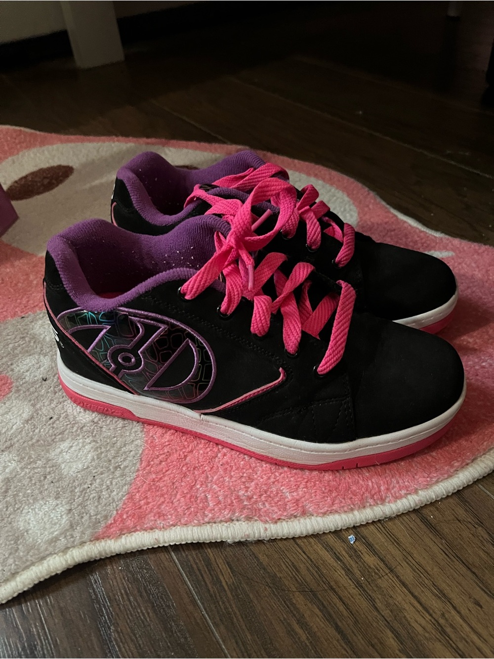 HEELYS PROPEL 2.0 BLACK/PINK/RAINBOW SIZE W7